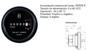 Imagen de CUENTA HORAS ELECTRICO (HORIMETRO) NEGRO 12-24V DIAM: 52MM